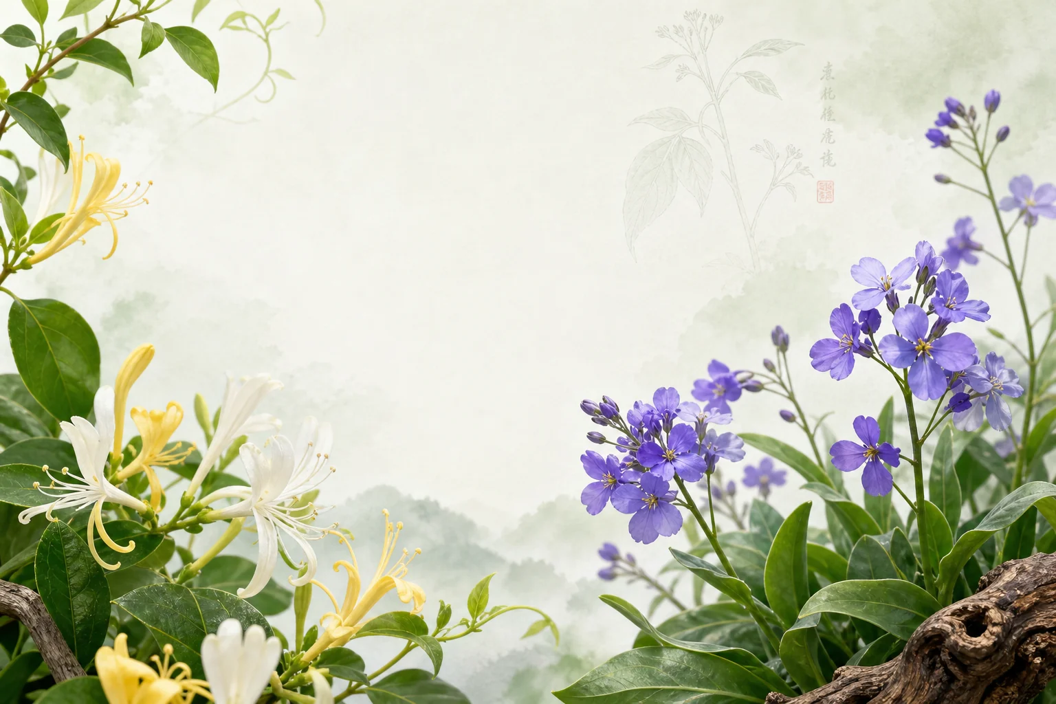 药草花语：金银花板蓝根的花也有含义