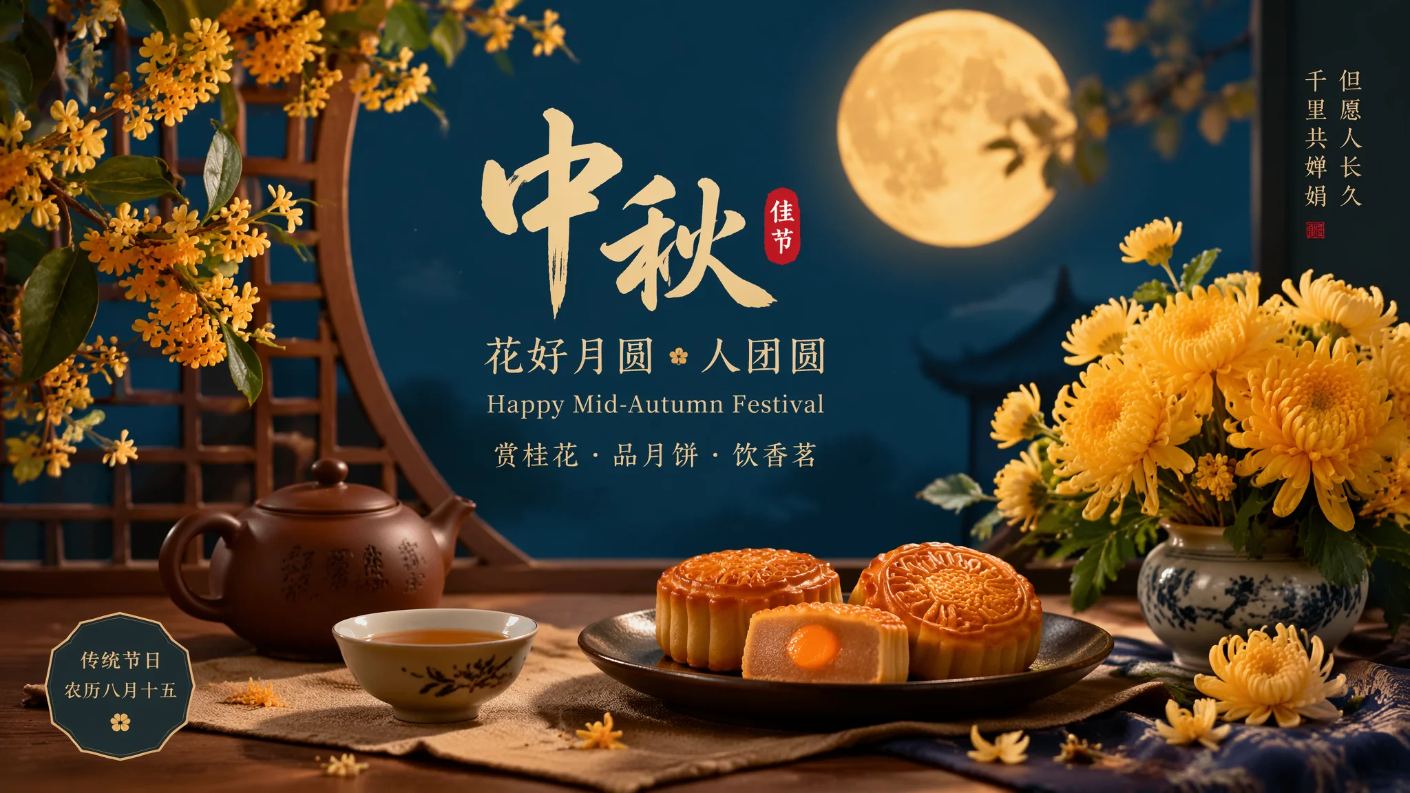 中秋节花卉：桂花菊花的千年文化含义和阳台种植全攻略