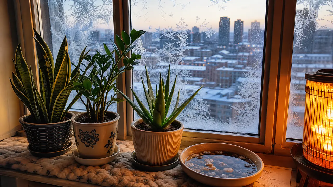 包头冬季绿植生存指南：-20℃寒城里的室内过冬手册