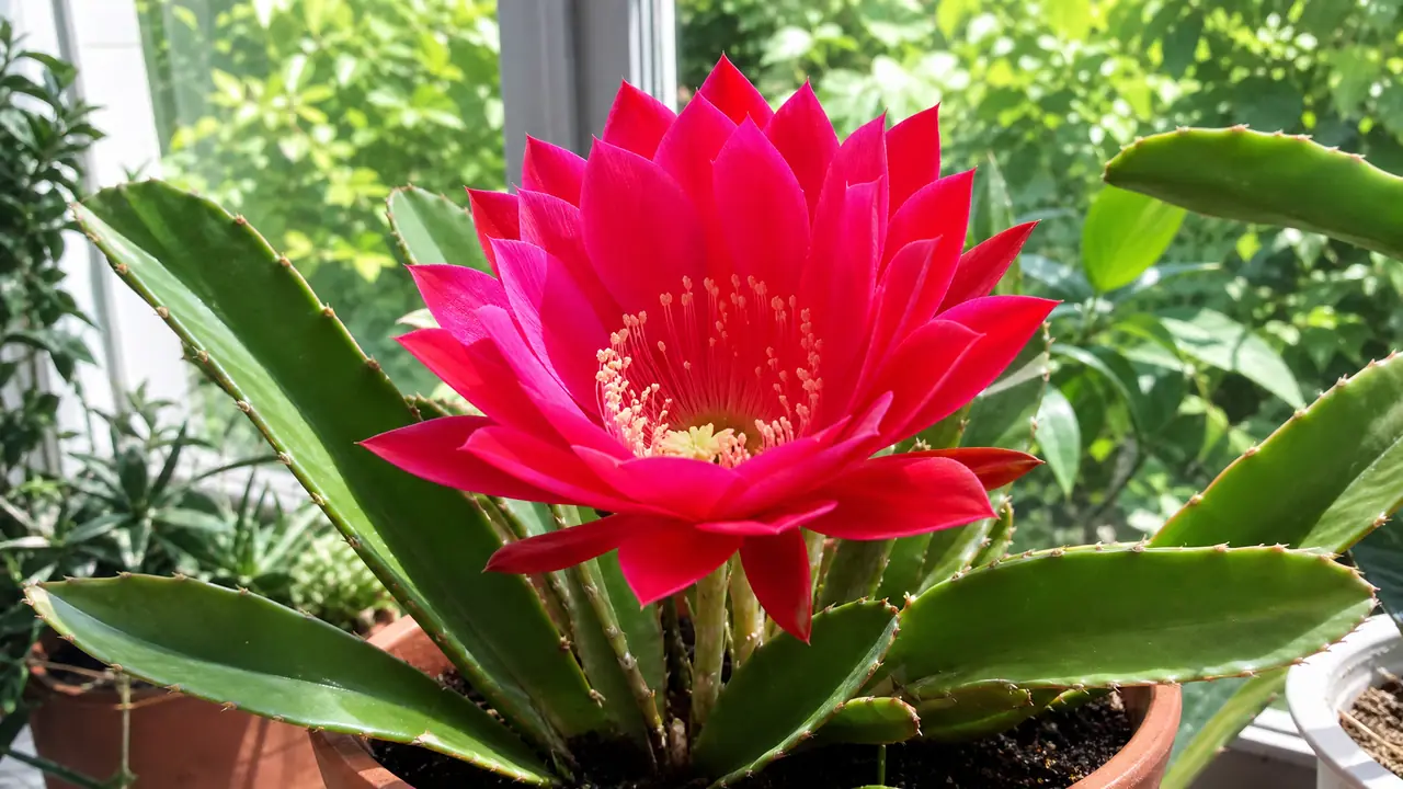 令箭荷花是什么花？"昙花平替"白天开三天，比昙花更好养