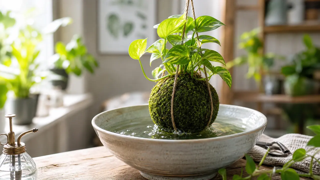 苔球养护全指南：泡水法浇水、苔藓复活与拆球翻新的完整节奏