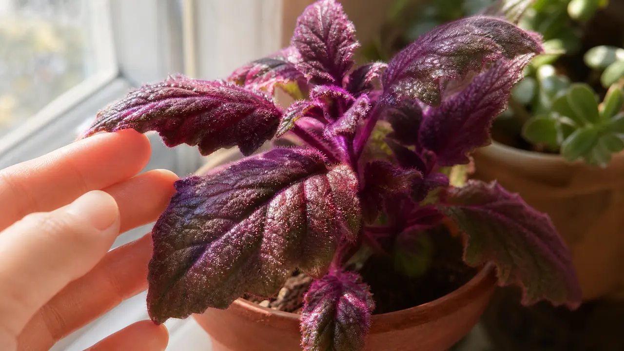 紫鹅绒怎么养：紫色天鹅绒叶片的触感植物养护指南