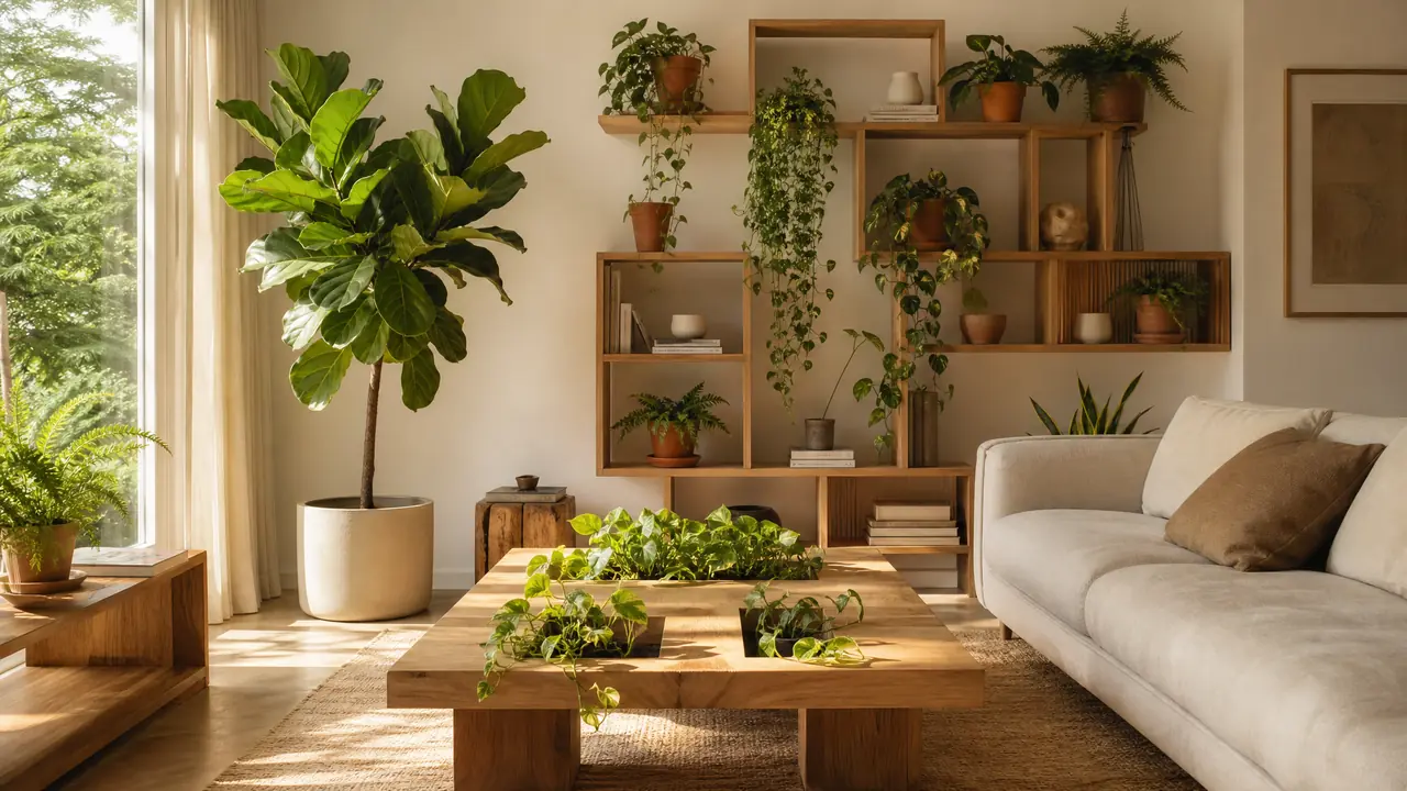 绿植家具全攻略：植物即家具的三种形态、搭配学与DIY改造