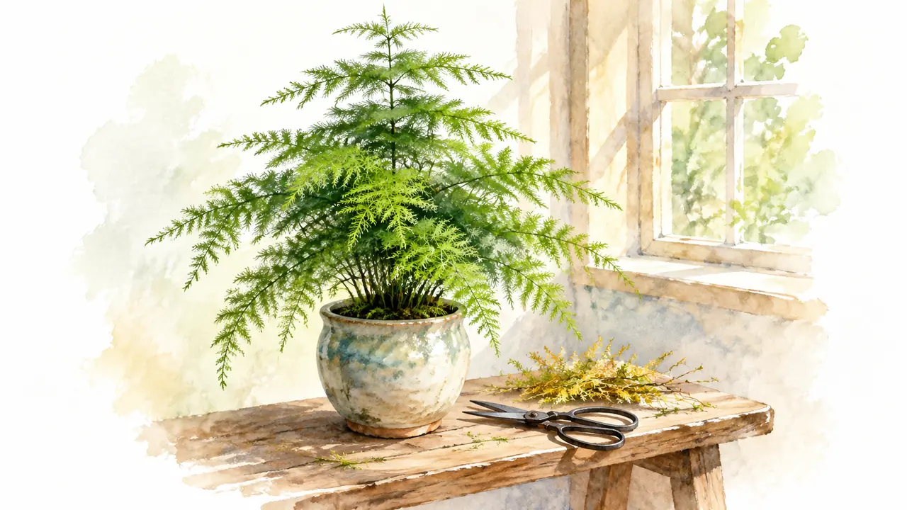 文松绿植这样养：黄叶急救与修剪塑形的实操记录
