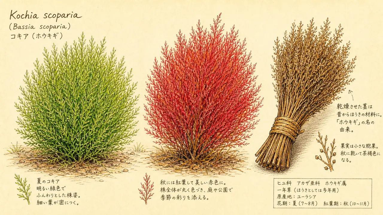 扫帚苗绿植就是地肤：一棵能吃能扎扫帚的万能草种植实录