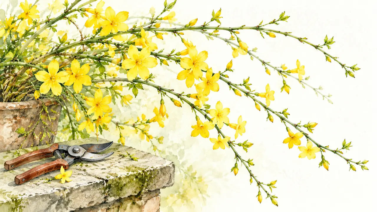 迎春花为什么先开花后长叶？花后重剪才是来年爆花的开关