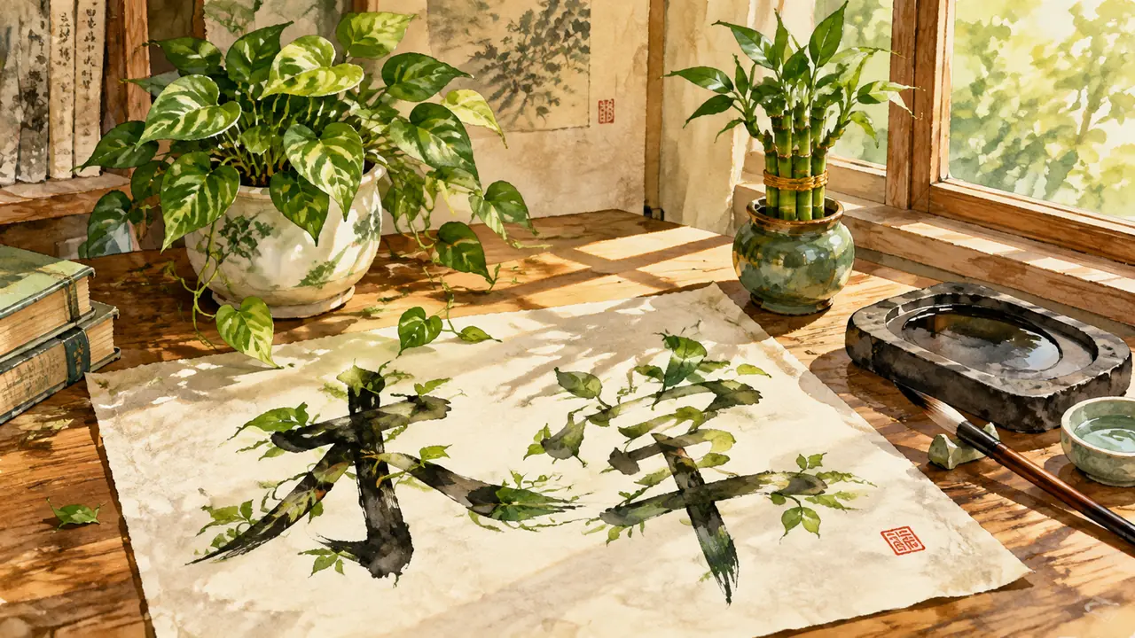 绿植的字有哪些？草字头木字旁的草木字一次认全