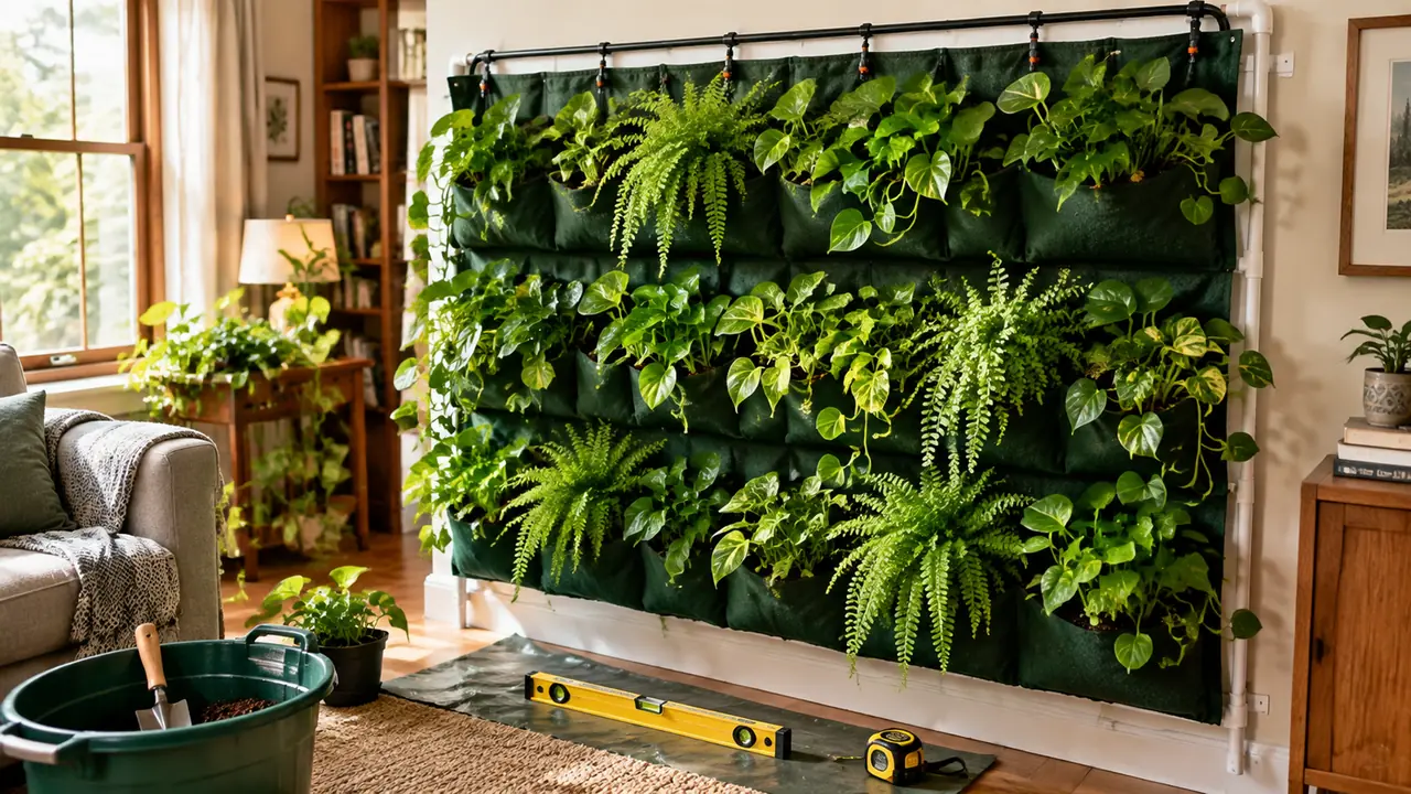 绿植墙制作怎么做？材料清单、植物配比和我踩过的坑