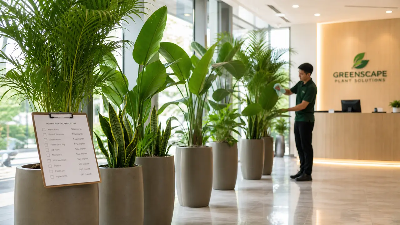 长沙绿植租赁多少钱一个月？行情价和签合同的避坑点