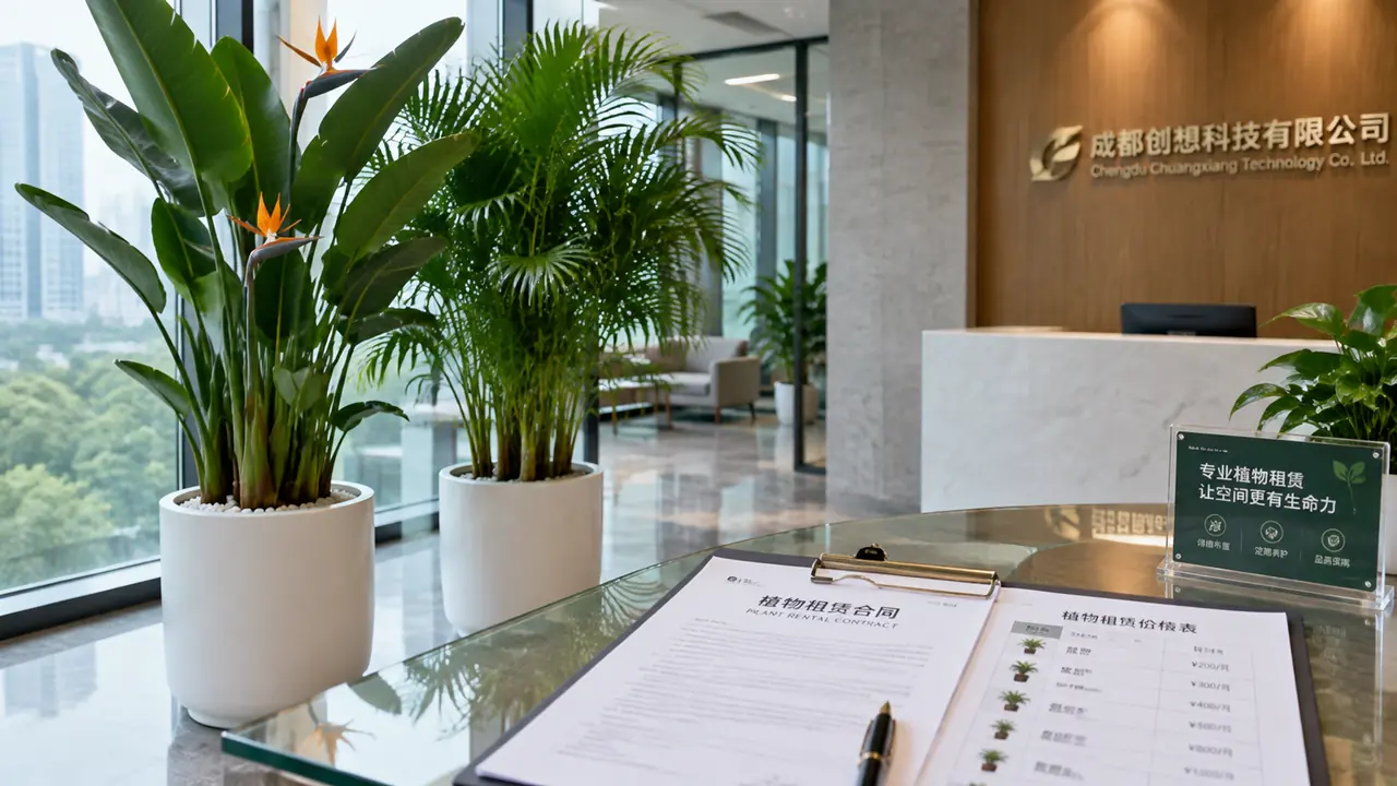 成都绿植租摆怎么选？价格、合同和植物搭配避坑指南
