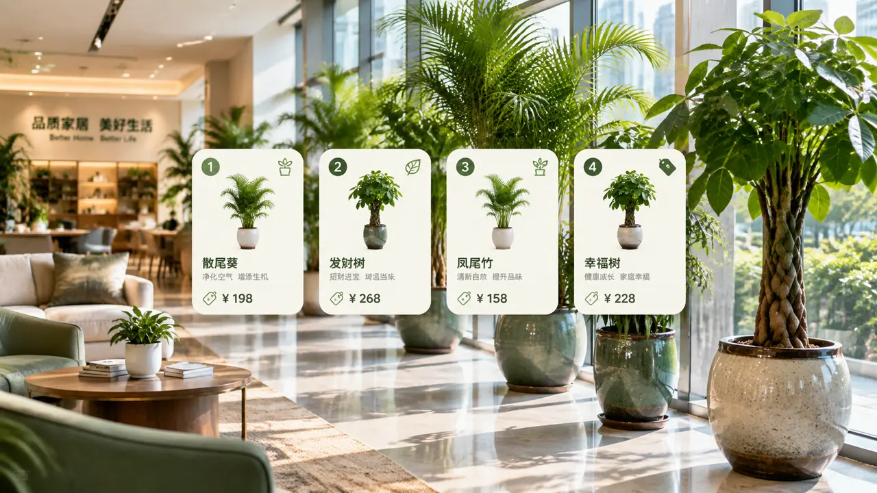佛山绿植租赁多少钱一个月？行情报价和签合同前必问的4件事
