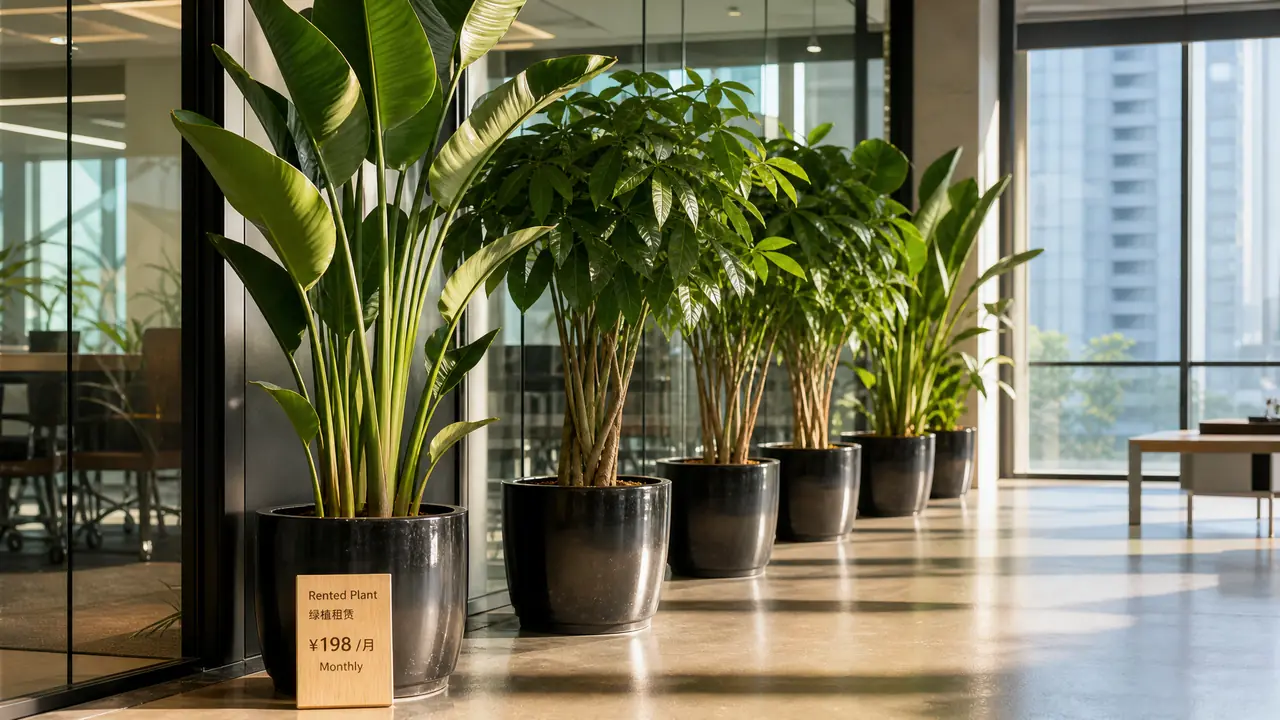 广州绿植租摆多少钱一个月？真实报价和合同坑点拆解