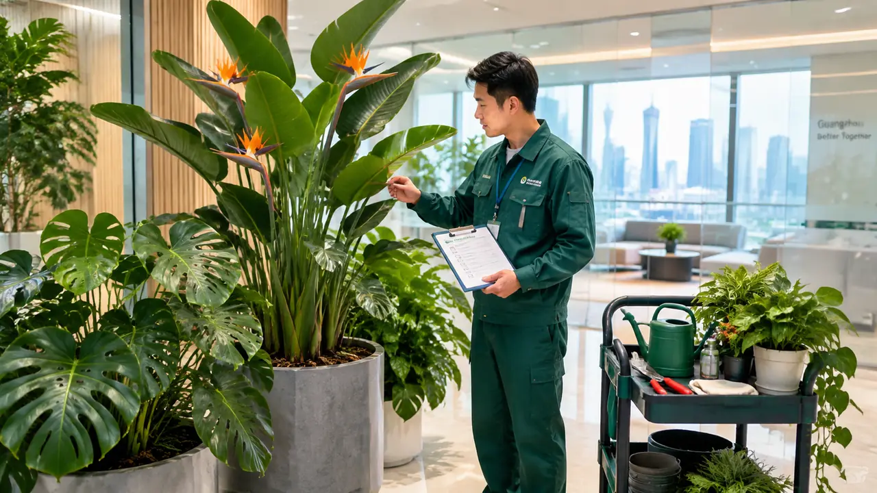 广州绿植租摆公司怎么选：报价、合同和翻车点一次说清