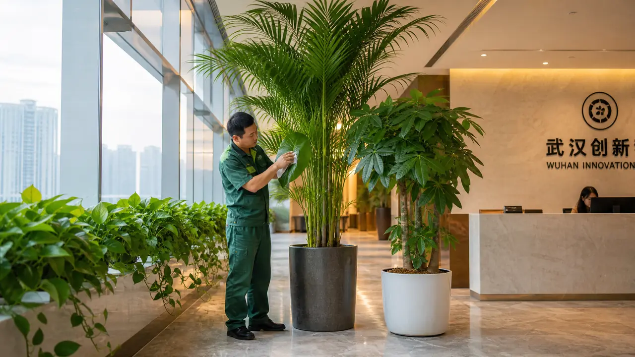 武汉绿植租摆怎么选？价格区间和合同避坑一次说清
