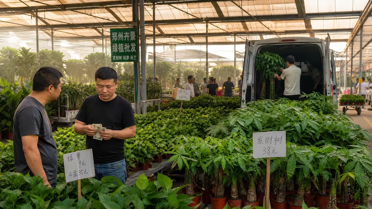 郑州绿植批发怎么买才划算：行情价、砍价空间和运费门道