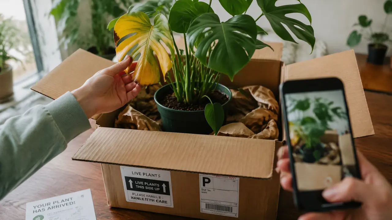 绿植运输到货有伤怎么判？开箱验货顺序与理赔留证实操