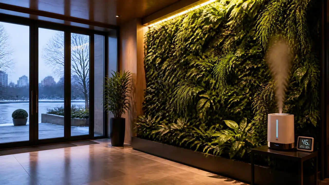天津绿植墙怎么扛过供暖季？海河边商务楼的实测养护账