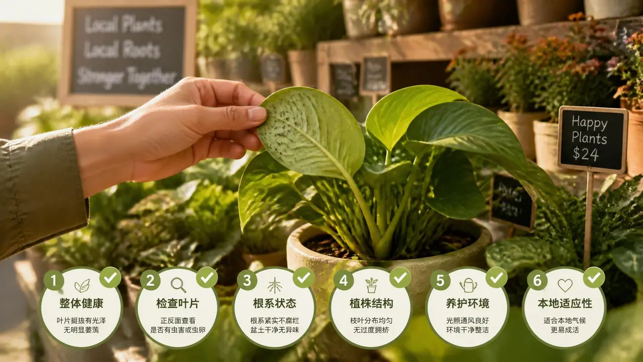 祥达花卉绿植这类商户怎么考察？挑本地花店档口的6个实地细节