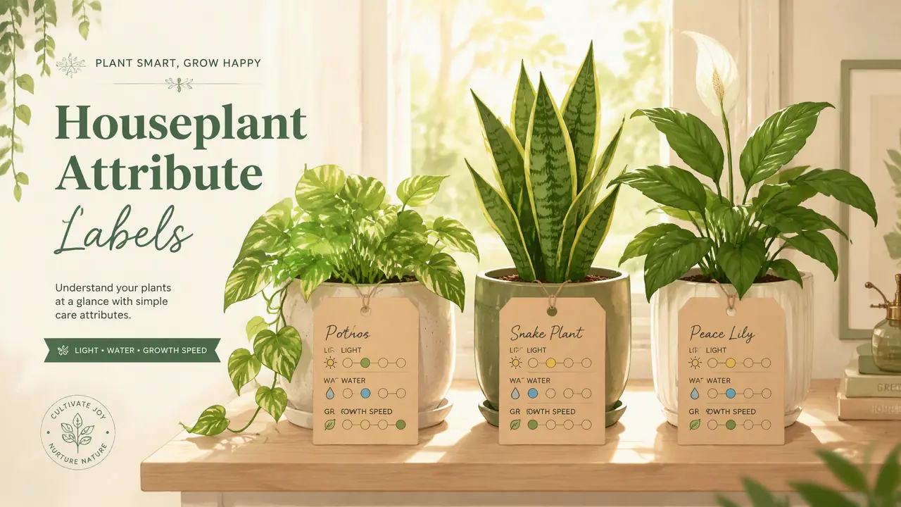 绿植属性怎么用？给家里每盆植物打三维标签的管理法