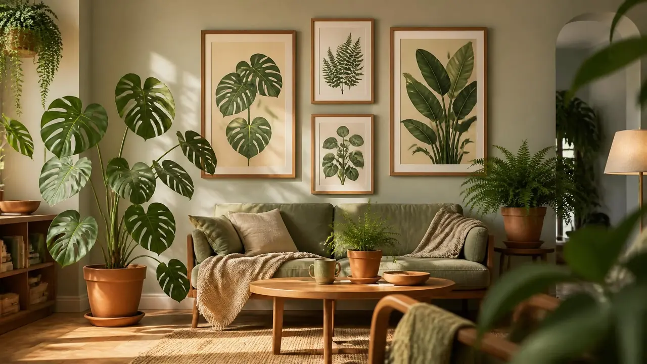 绿植挂画怎么挂？和真植物搭出层次的4个位置心得