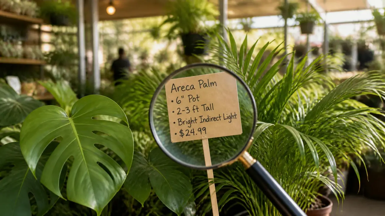 绿植价格牌怎么读？花市标价里的规格暗语和砍价底气