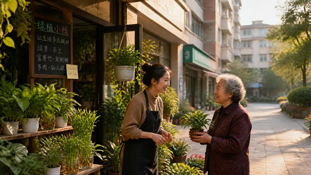 小区绿植店怎么做邻里生意？把店开进社区的真实账本