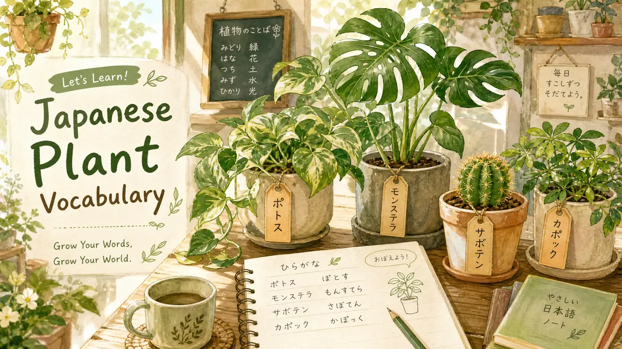 绿植日语怎么说？从基础词到花店常用名一篇记牢