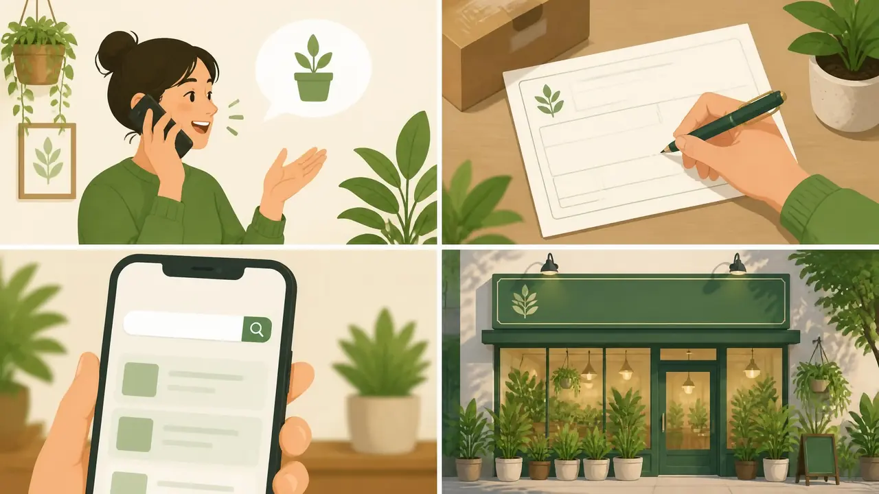 卖绿植店名想好了？四个场景实测一遍再印招牌