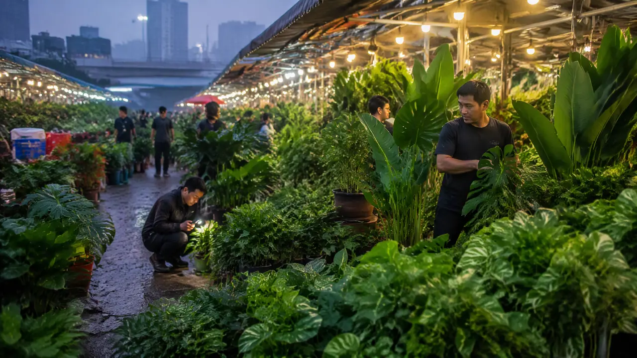广州卖绿植去哪买？四渠道价格档位、淘货时段与耐湿热品种实测