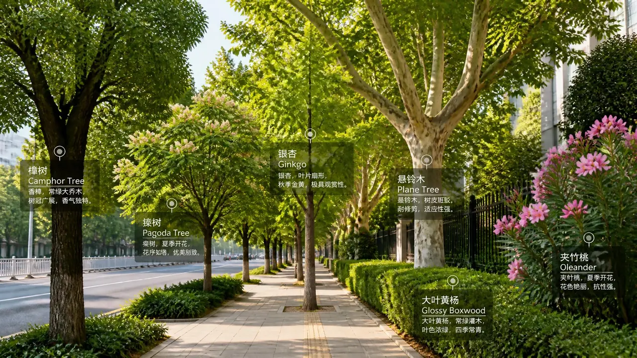 街边绿植有哪些？常见绿化树辨识与别挖回家的原因