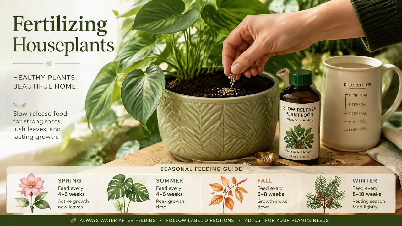 绿植如何施肥？肥料种类和薄肥勤施的节奏表