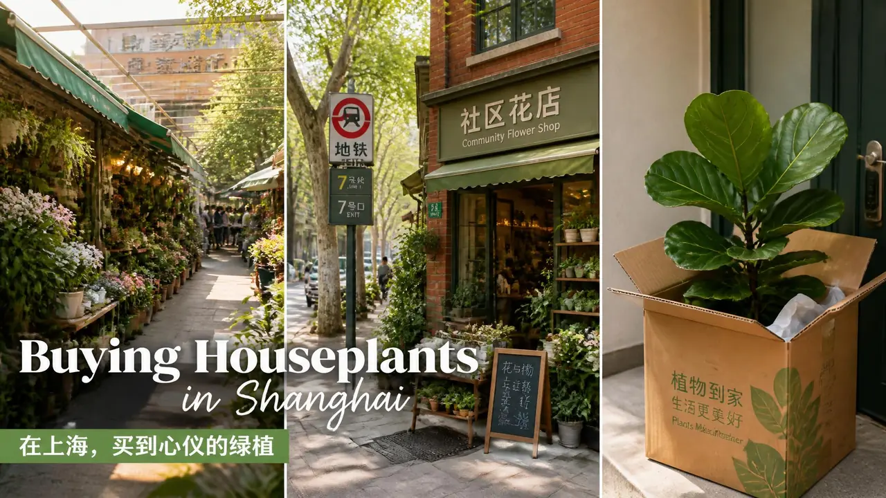 上海卖绿植的地方怎么选？花市社区店线上三种打法实测
