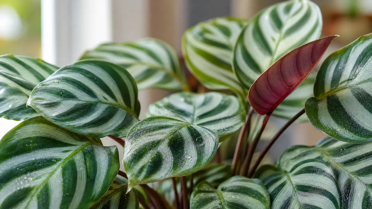 孔雀翎绿植是哪种植物？斑纹成因、夜里竖叶和三种混淆货分辨