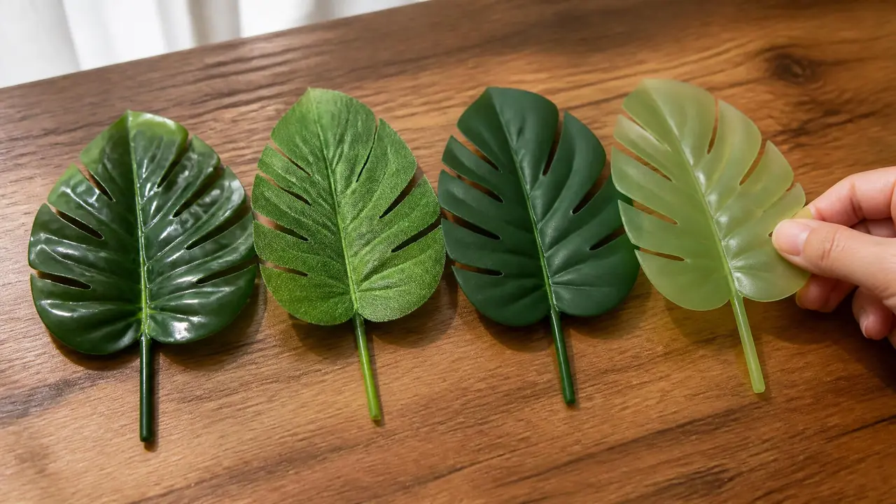 绿植材质怎么分辨？上手一摸就知道的塑料绢布硅胶鉴别法
