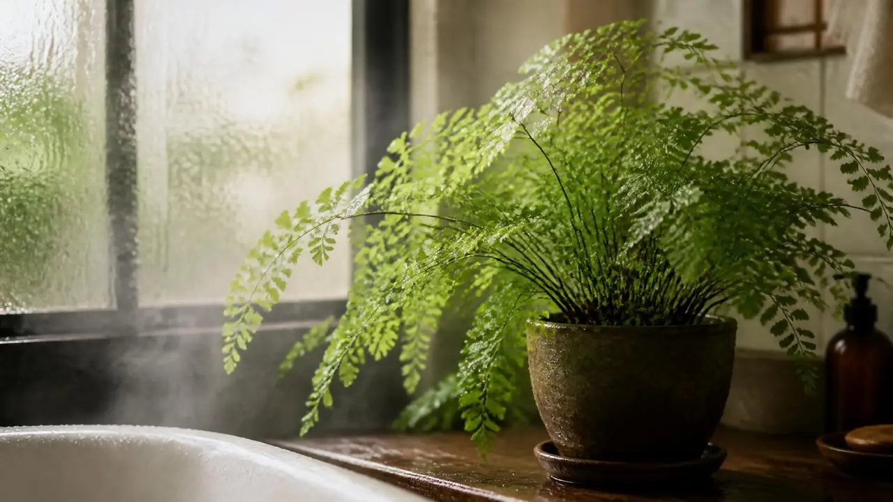 绿植铁线绝？你想搜的多半是铁线蕨，怕干怕晒的家伙这么救