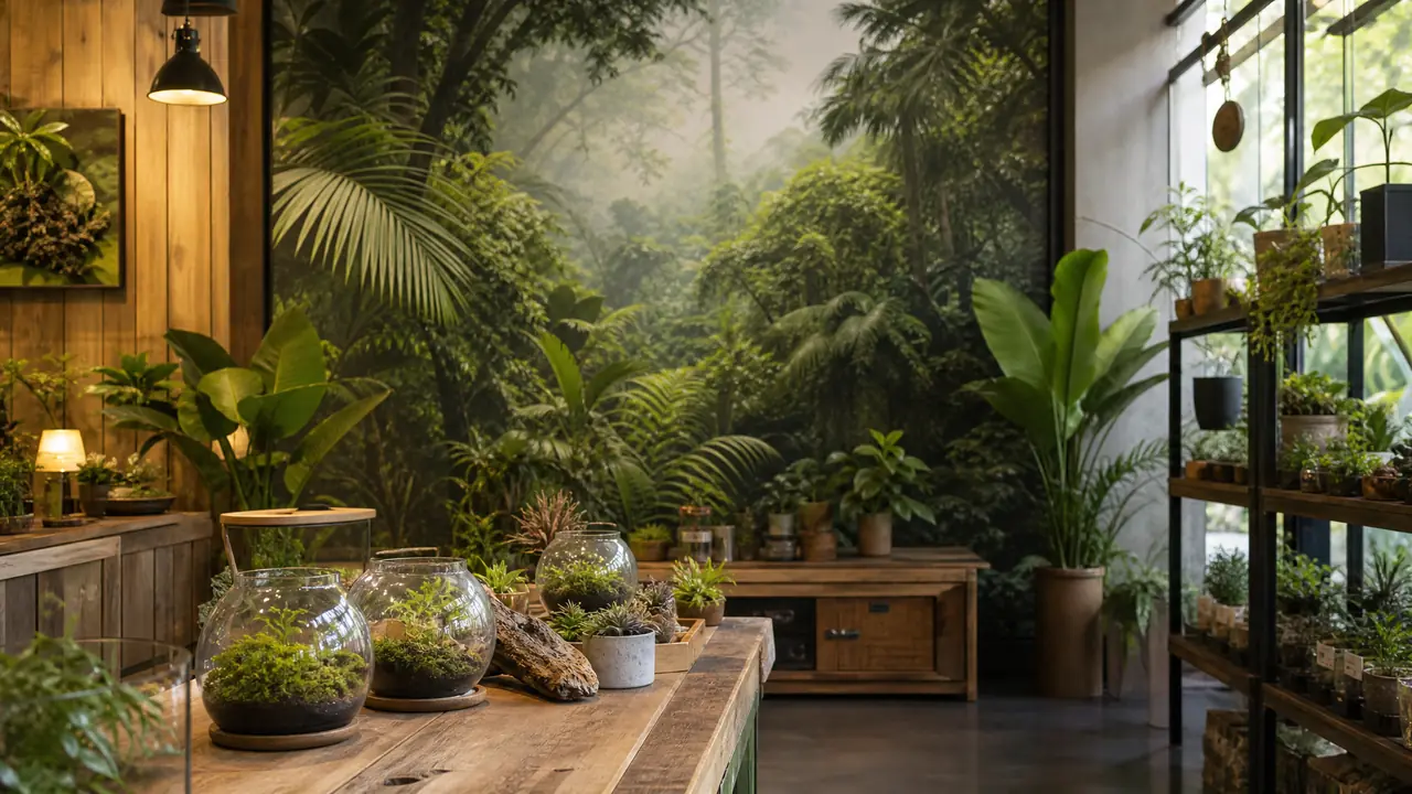 绿植体验馆和花店差在哪？门票、手作课与养护成本一笔账