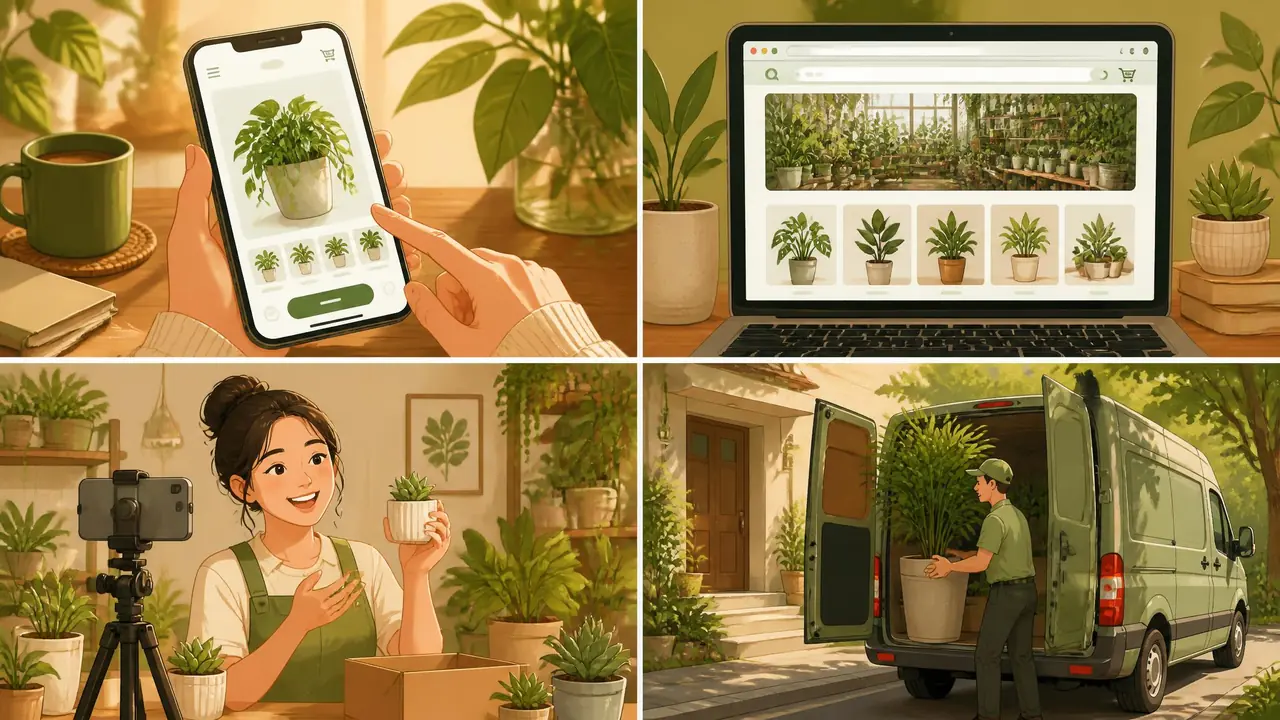 买绿植去哪个网站？四类渠道优劣一张表看明白