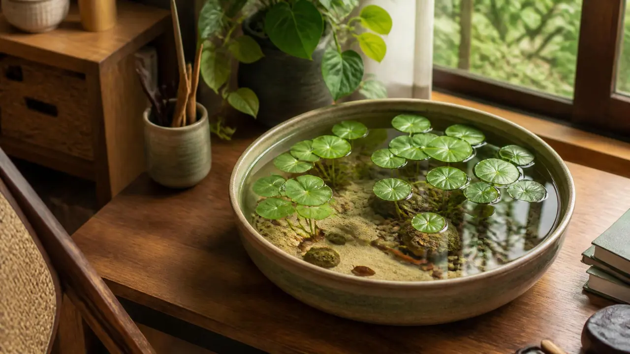 水景绿植怎么养？桌面小水景的搭法、防孑孓和水浑处理
