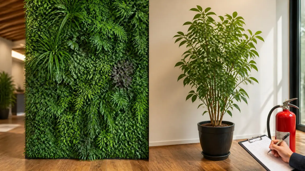 阻燃绿植是什么？真植物不用防，买仿真材质先要检测报告