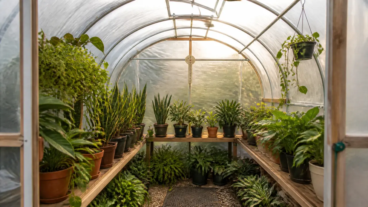 绿植大棚种植入门：先定棚型再挑品种，皮实观叶少走弯路