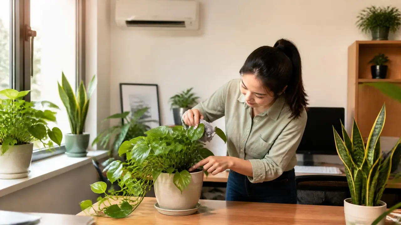 办公室绿植维护实战：自管还是外包，每周清单和空调位的坑