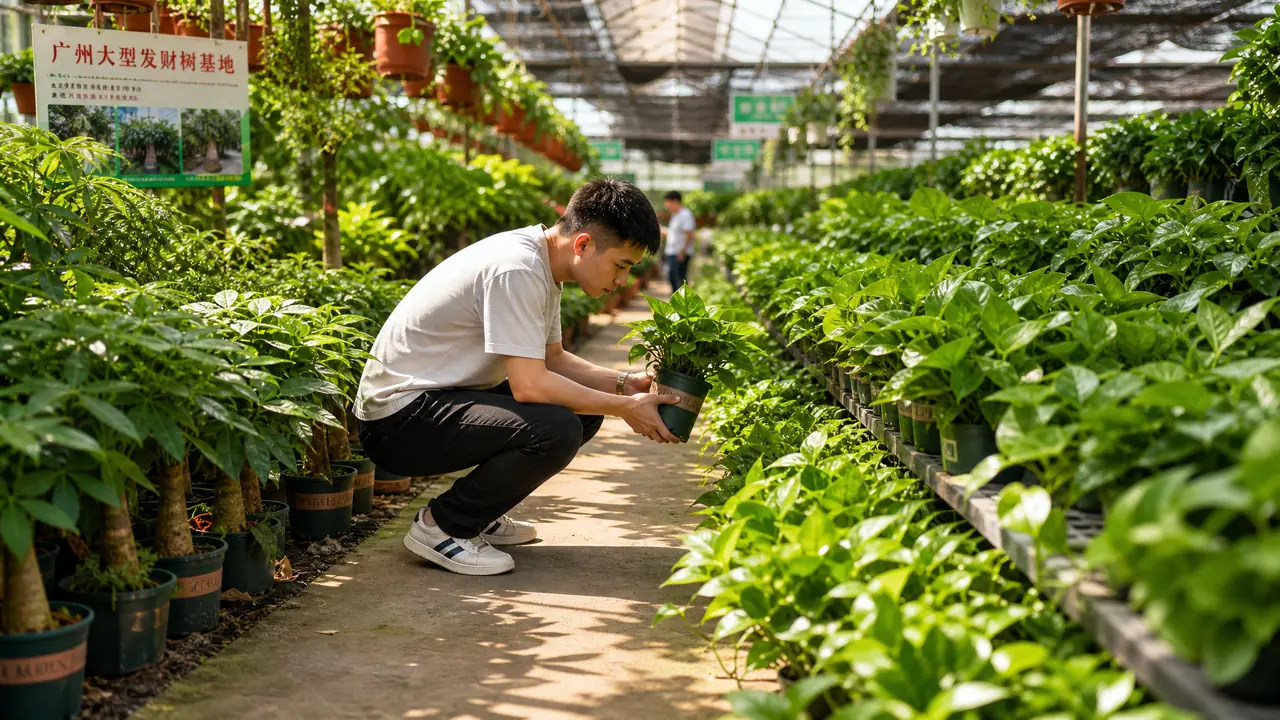 广州绿植厂家怎么找？分清苗圃、档口和租摆公司，再谈价不踩坑