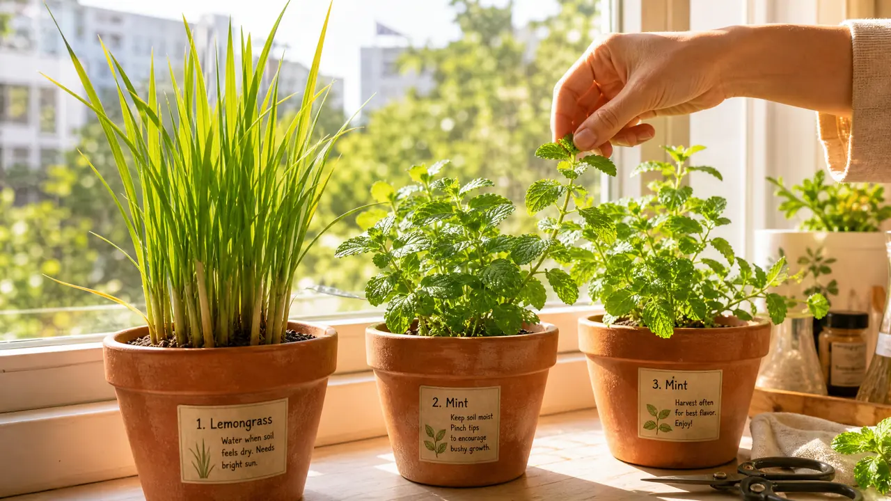 绿植驱蚊越养越没味？香茅薄荷提香养护3步
