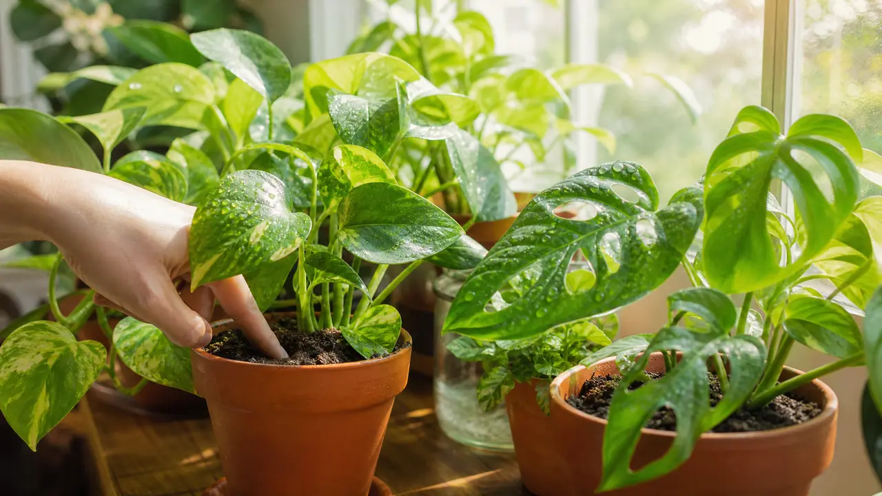 绿植如何养护？新手先把浇水节奏搞对