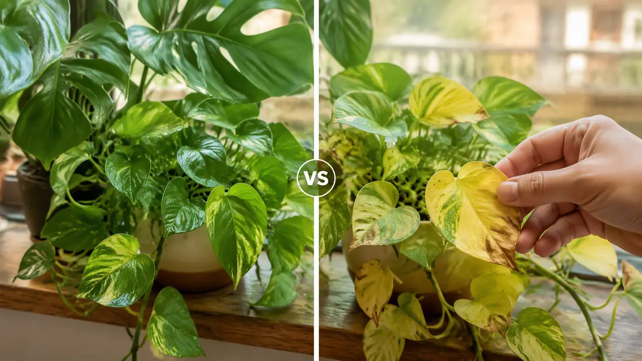 绿植叶片发黄怎么办？先看黄在哪，再决定浇水还是挪位