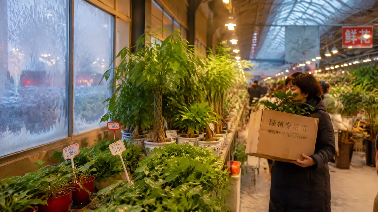 沈阳绿植市场值得跑一趟吗？耐寒选品、防冻运输和价差的冬季实测