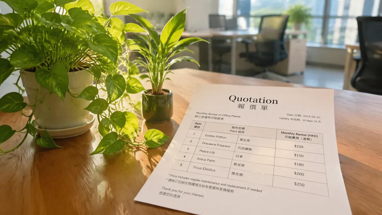 绿植租赁英文怎么说？报价单常用词中英对照