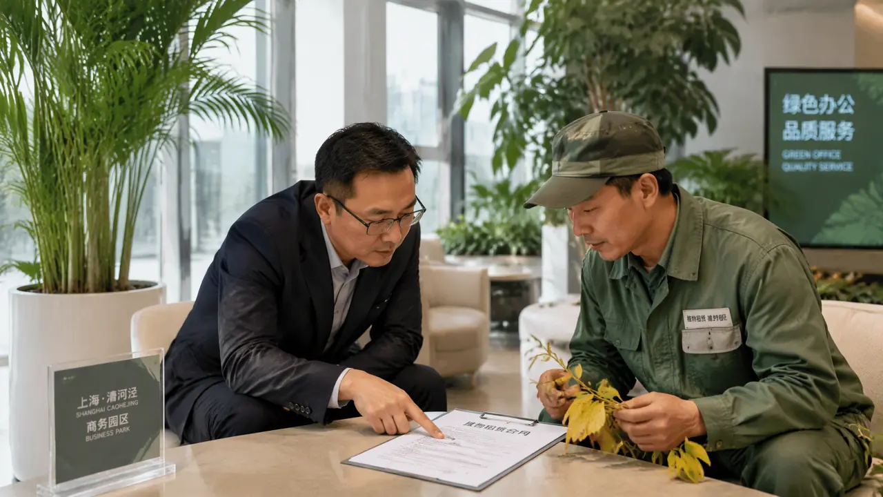 松江绿植租赁怎么谈？合同里的养护响应条款比月租价更值得抠