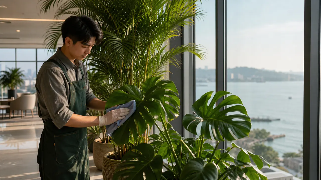 青岛绿植公司怎么考察？盐雾海风环境下要盯的现场细节