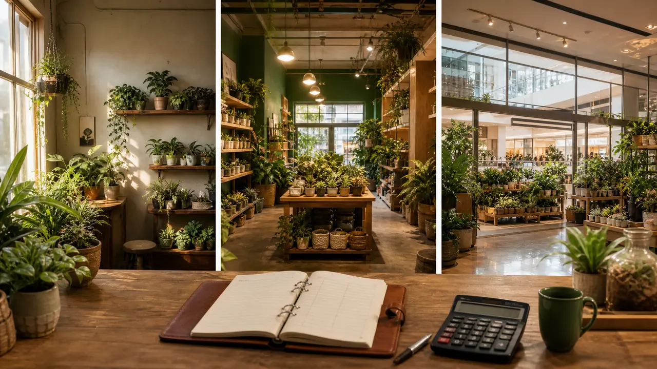 开个绿植店需要多少钱？三档预算表和最容易超的一项
